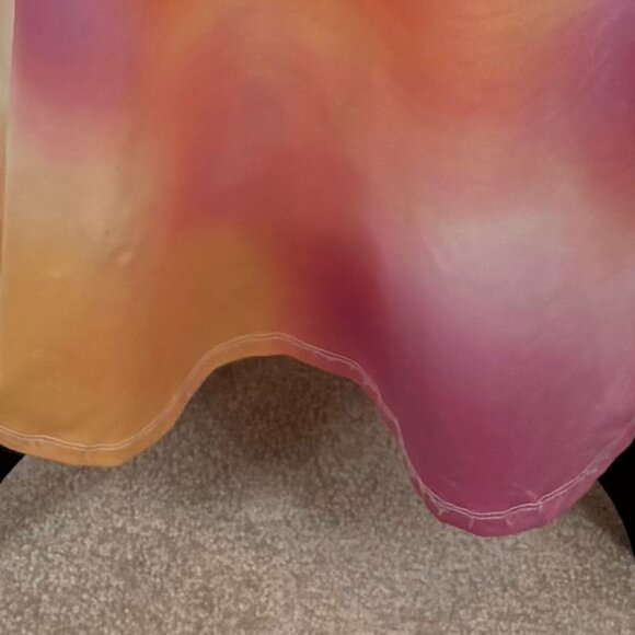 Something New Heather Strapless Tube Maxi Dress Pink and Orange Size S - Picture 7 of 7